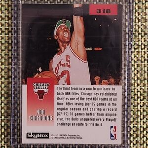 Michael Jordan and the Chicago Bulls 1992 NBA Finals Trading Card